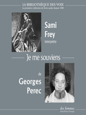cover image of Je me souviens